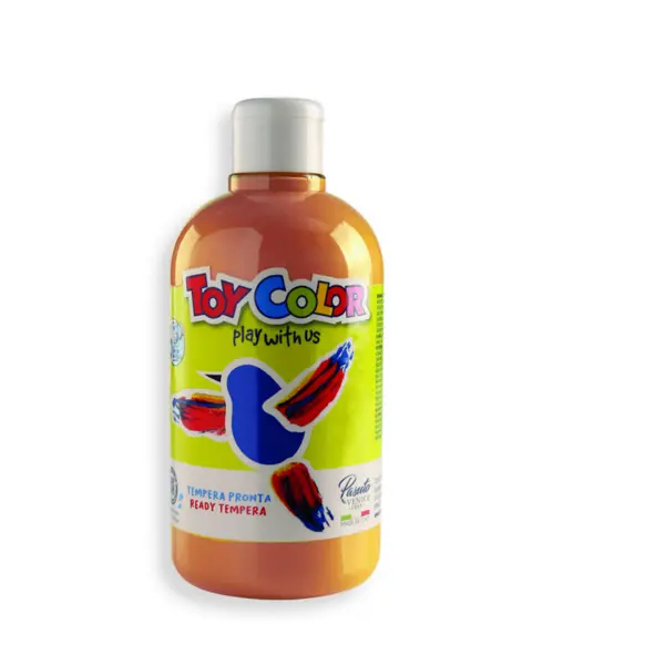 Tempera superlavabila Toy Color 500 ml Tempera superlavabila Toy Color 500 ml galben ocru