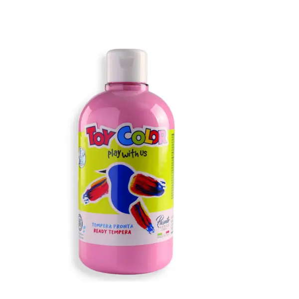 Tempera superlavabila Toy Color 500 ml Tempera superlavabila Toy Color 500 ml roz