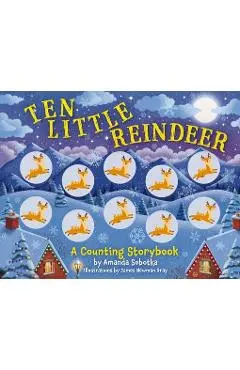 Ten Little Reindeer: A Magical Counting Storybook - Amanda Sobotka