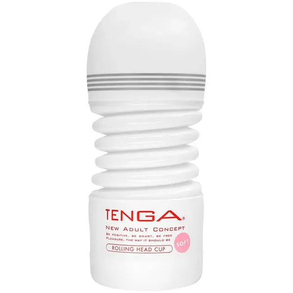 Tenga Rolling Head Cup Gentle masturbator de unică folosință 15,5 cm