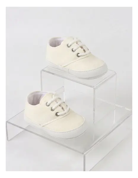 Tenisi bebe, First Steps, cu alb