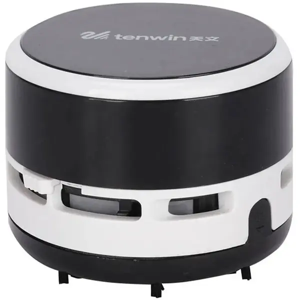 Tenwin Mini aspirator, robot de birou fara fir Tenwin 8050-1 Baterie, Negru