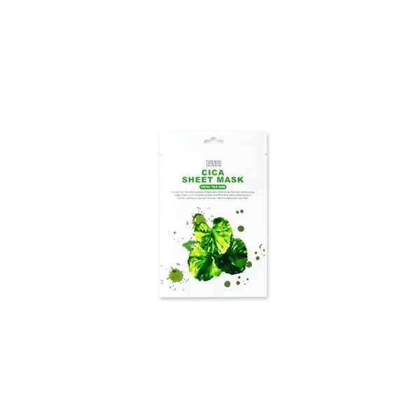 Tenzero Cica Sheet Mask Mască de față cu centella asiatică Volum 25 g