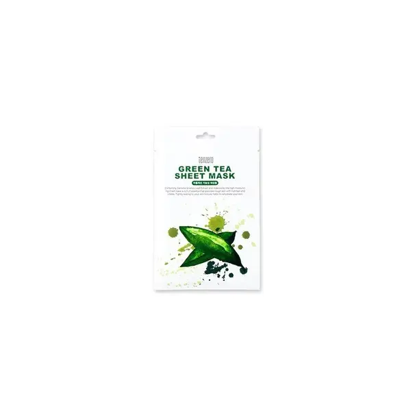 Tenzero Green Tea Sheet Mask Mască de față cu extract de ceai verde Volum 25 g