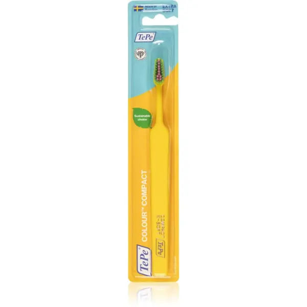 TePe Colour Compact X-Soft perie de dinti Yellow 1 buc