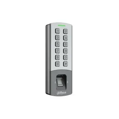 Terminal control acces Dahua, Wi-Fi, cititor card 125kHz, amprenta si parola, 10000 utilizatori, IP65, IK08, ASI1212M-DW
