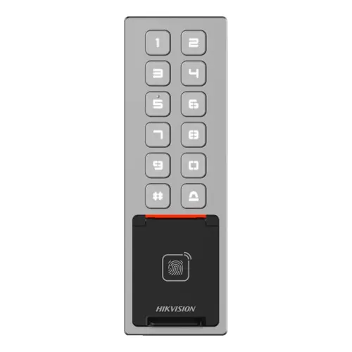 Terminal control acces PIN Card amprenta bluetooth Wiegand Wi-Fi RS485 Alarma - HIKVISION DS-K1T805MBFWX