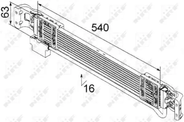 Termoflot radiator ulei VW PASSAT, PASSAT CC 1.4-3.6