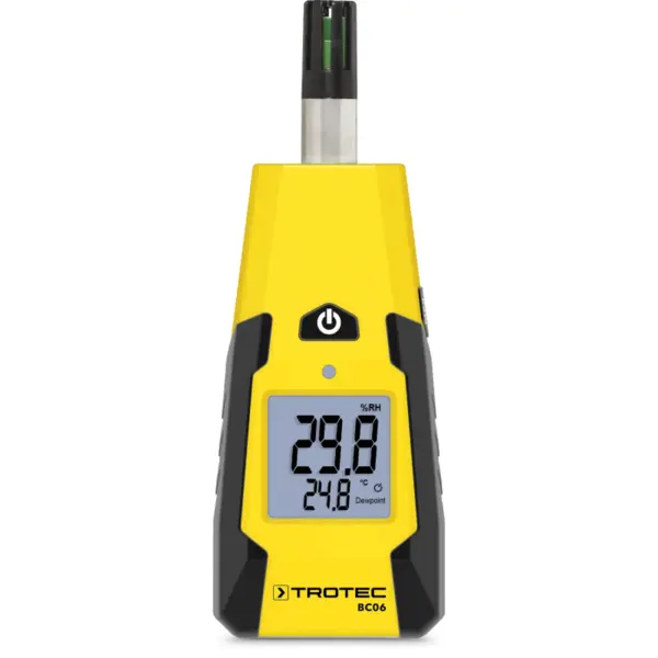 Termohigrometru Trotec BC06, Afisaj dublu, Functie Min/Max, Iluminare automata display, Deconectare automata