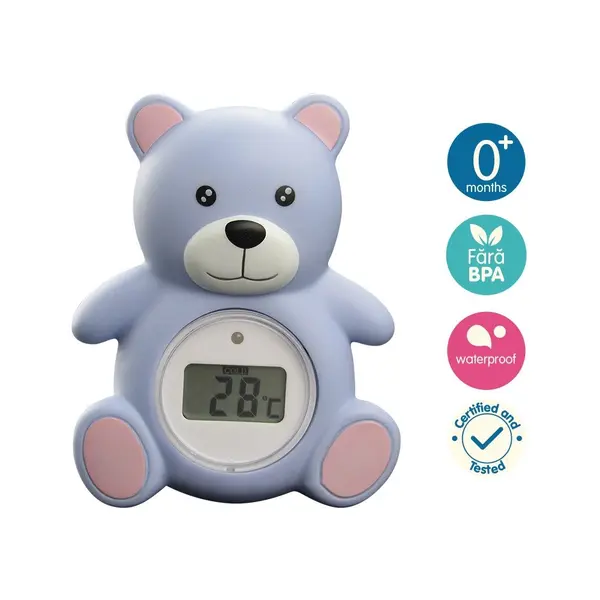 Termometru de baie Easycare Baby digital 2 in 1 ursulet