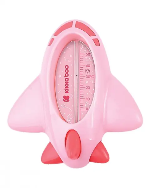 Termometru de baie si camera KikkaBoo Plane Pink