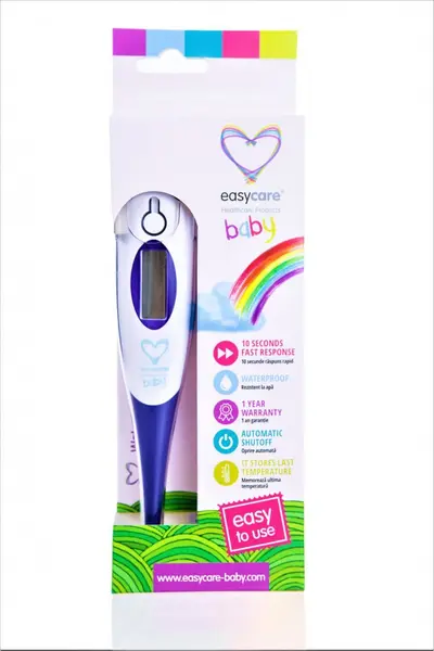 Termometru digital Easycare Baby cu varf flexibil impermeabil