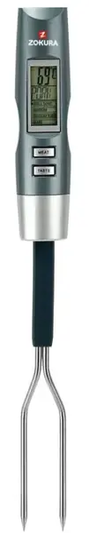 Termometru digital pentru carne Zokura Z1201, - 50 / 300°C, grade Celsius °C si Fahrenheit °F (Inox)