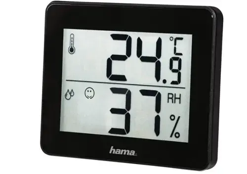 Termometru / higrometru de camera Hama TH-130 (Negru)