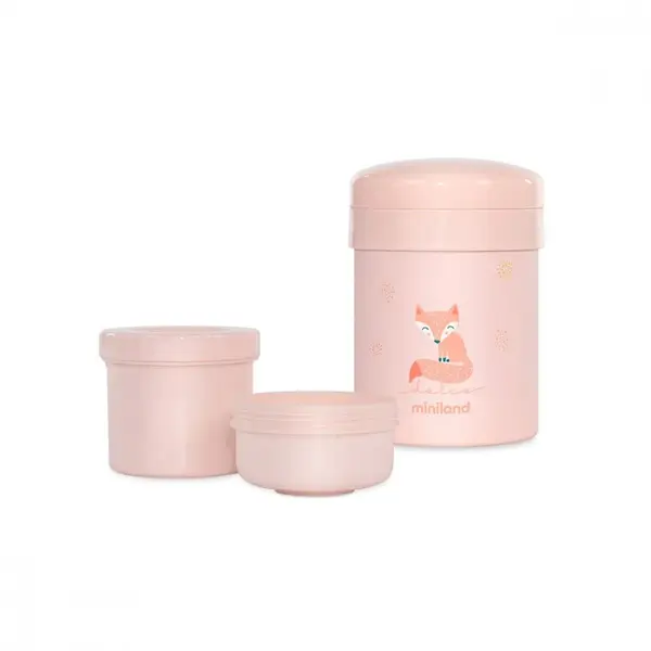 Termos 2 in 1 pentru hrana solida Miniland Thermetic Candy 700 ml