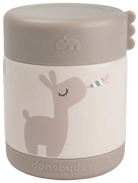 Termos de alimente Done by Deer - Celebration, Sand, 300 ml