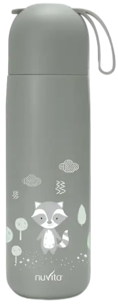 Termos din oțel inoxidabil Nuvita - 400 ml, Sage Green