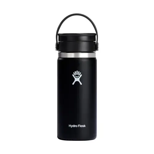 Termos Hydro Flask Wide Sip, inox, 470ml, (Negru)