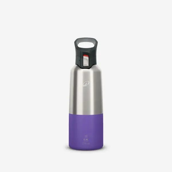 Termos inox cu capac cu deschidere rapidă pentru drumeție 900 0,8L Mov