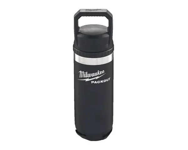 Termos negru Milwaukee PACKOUT, 532 ml, cu capac, 4932493992