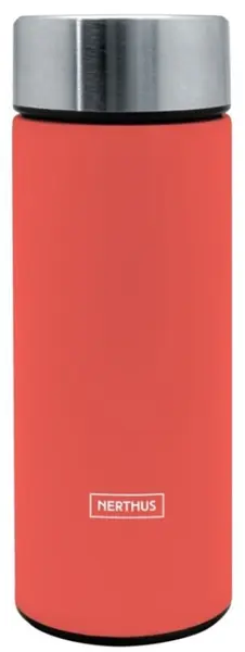 Termos Nerthus - Cu infuzor, coral, 300 ml