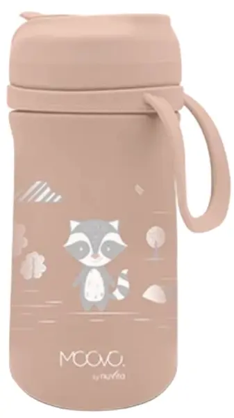 Termos pentru copii cu pai Nuvita - 350 ml, English Rose