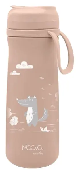 Termos pentru copii cu pai Nuvita - 500 ml, English Rose