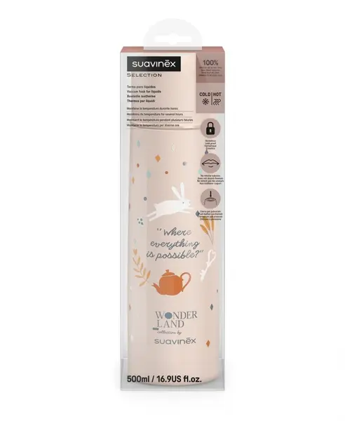 Termos pentru lichide Suavinex Wonder 500 ml roz