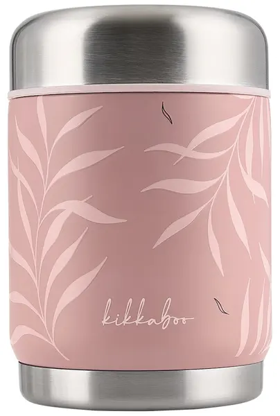 Termos pentru mâncare KikkaBoo - Flora, 400 ml, Blush