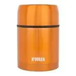 Termos pentru supa/mancare NOVEEN TB943 600ml, Perete dublu, Inox, Husa transport