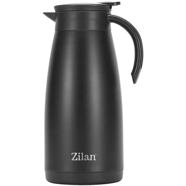 Termos Tip Ceainic, din Inox, Capacitate 1.5 l, Negru