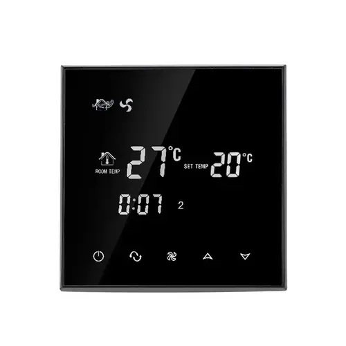 Termostat aer conditionat BeOk TGT70-AC2, Negru