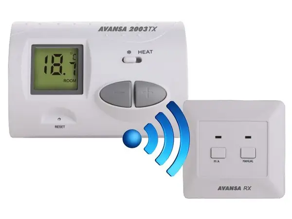 Termostat AVANSA 2003 TX wireless