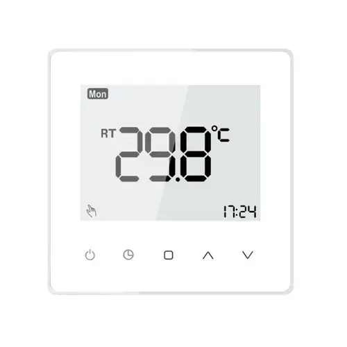Termostat cu fir Luxion TP608 pentru centrala termica pe gaz sau electrica, Programari, Anti-inghet