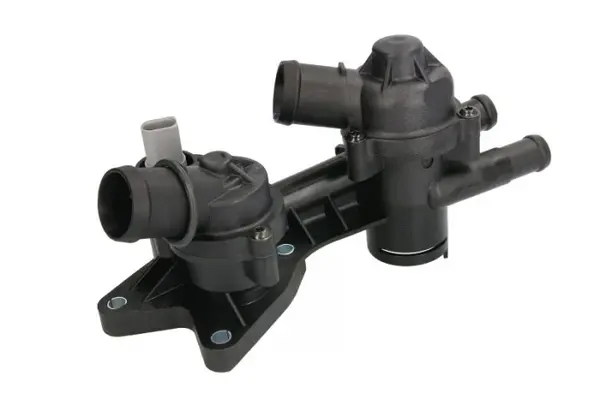 Termostat lichid racire (87 C, in carcasa) potrivit AUDI A3; SKODA FABIA II, OCTAVIA II; VW EOS, GOLF PLUS V, GOLF V, JETTA III, PASSAT B6, TOURAN 1.2 1.4 1.6 02.03-12.14
