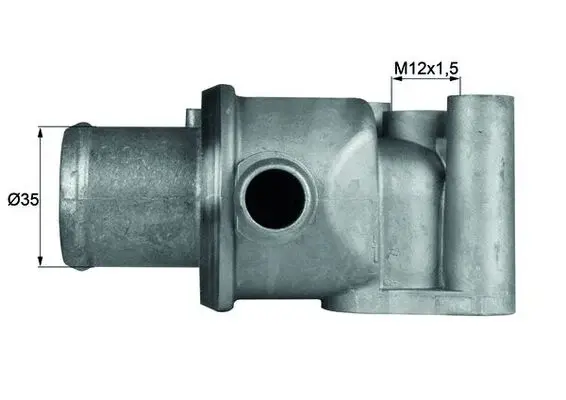 Termostat lichid racire (87 C, in carcasa) potrivit FIAT CINQUECENTO, SEICENTO 600 0.9 07.91-12.08