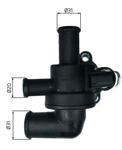 Termostat lichid racire (91 C, in carcasa) potrivit SMART CABRIO, CITY-COUPE, CROSSBLADE, FORTWO, ROADSTER 0.6 0.7 07.98-01.07