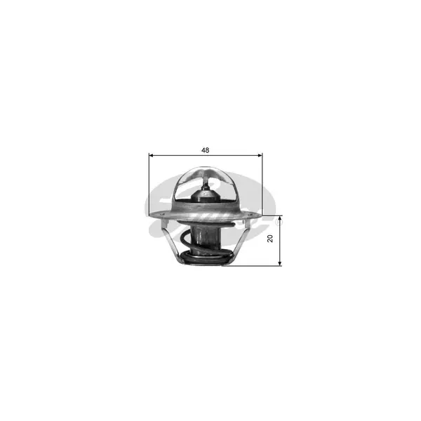 Termostat, lichid racire GATES TH00388G1