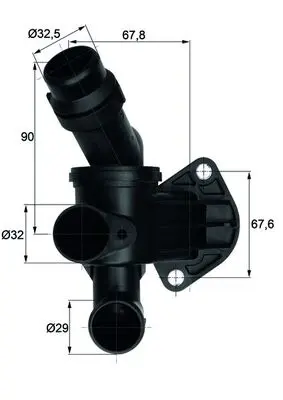 Termostat, lichid racire MAHLE TI 7 87