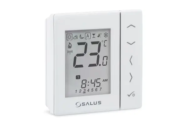 Termostat Salus VS20WRF WiFi pentru incalzire in pardoseala afisaj digital