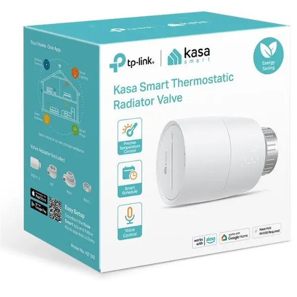 Termostat smart wireless pentru calorifer TP-LINK SMART RADIATOR THERMOSTAT KE100