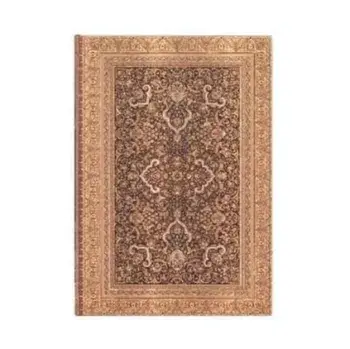TERRENE, MIDI LINED JOURNAL. Hardcover, 120 gsm, ribbon marker, memento pouch, elastic closure/***