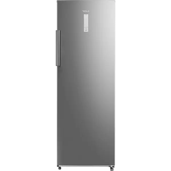 TESLA Congelator Tesla RU2400FMXE, 238 l, 7 sertare, Total No Frost, Clasa E, Functie frigider, Display, H 172 cm, Inox