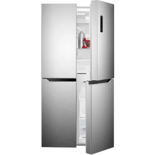 TESLA Frigider side by side Tesla RM3400FHXE, 362 l, Full No Frost, LED touch screen, Clasa E, H 180 cm, Inox