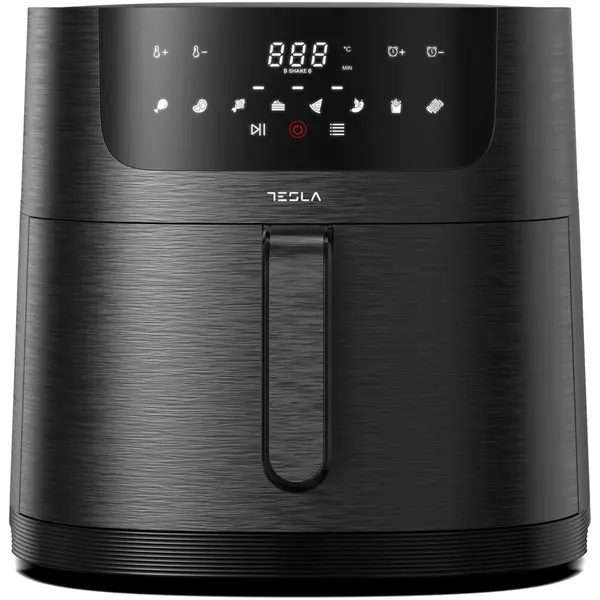 TESLA Friteuza aer cald Tesla AF800B, 8 L, 1800WPanou digital, 8 programe, Negru