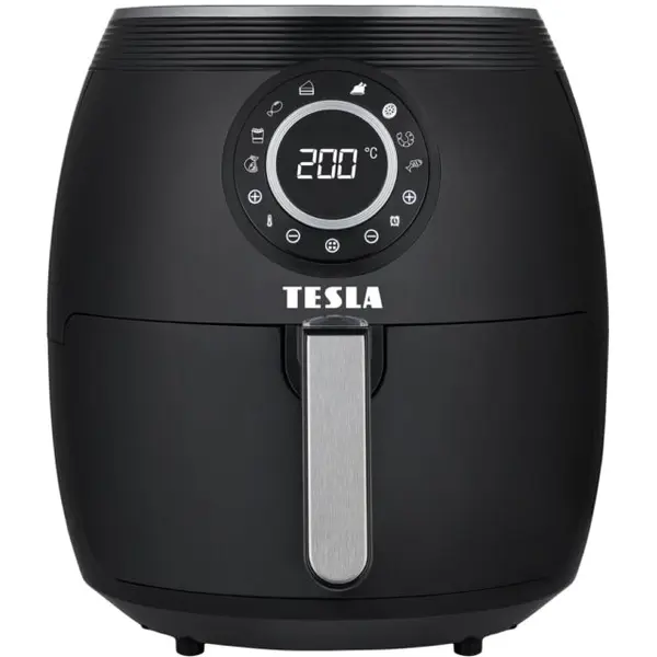 TESLA Friteuze multifunctional cu aer cald TESLA AirCook Q50 XL, 1800W, cos 3,8 L, 8 programe, negru