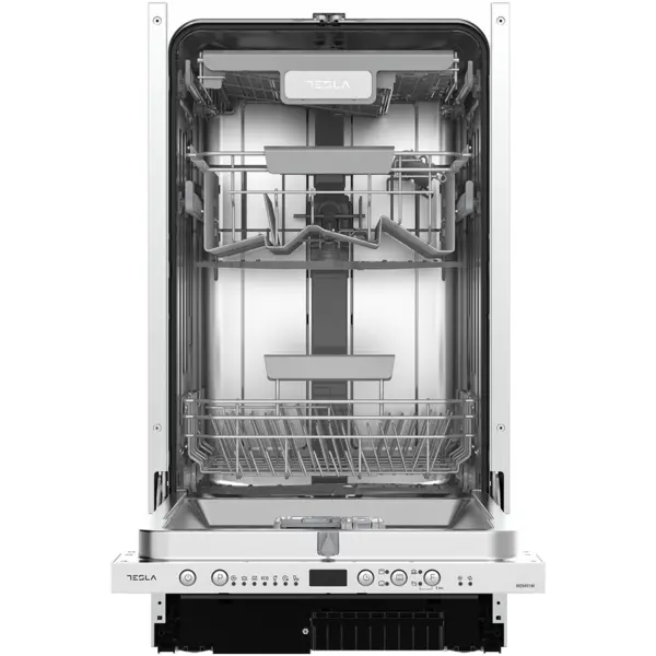 TESLA Masina de spalat vase incorporabila Tesla WDI491M, clasa E,10 seturi, 7 programe, 45 cm, Inox
