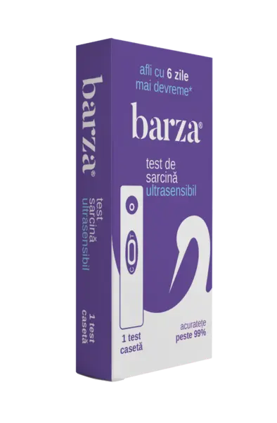 Test de sarcina ultrasensibil caseta, 1 bucata, Barza