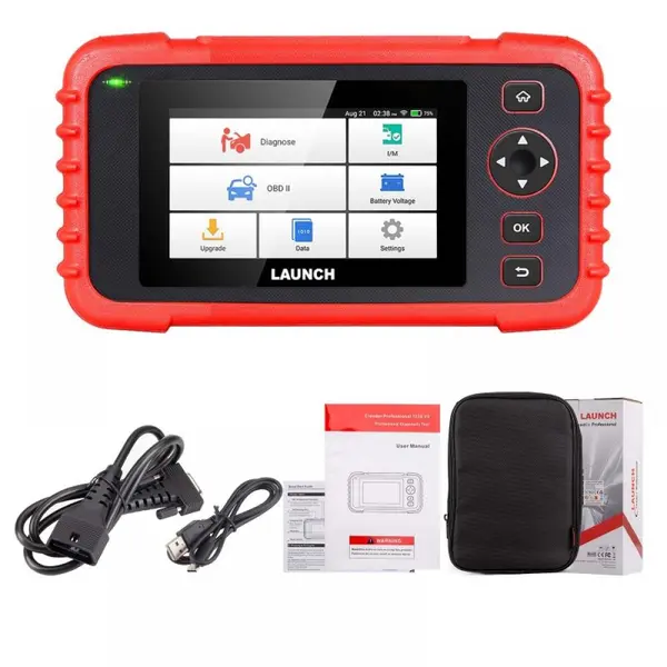 Tester Auto Profesional, Launch CRP123X V3.0, OBD2, EOBD Display 5 inch, Android 8.1, 2GB RAM + 32GB Stocare, baterie 6100 mAh, actualizare gratuita pe viata