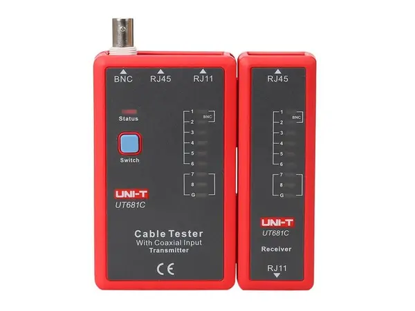 Tester de cablu UNI-T UT681C (RJ45, RJ11, BNC)